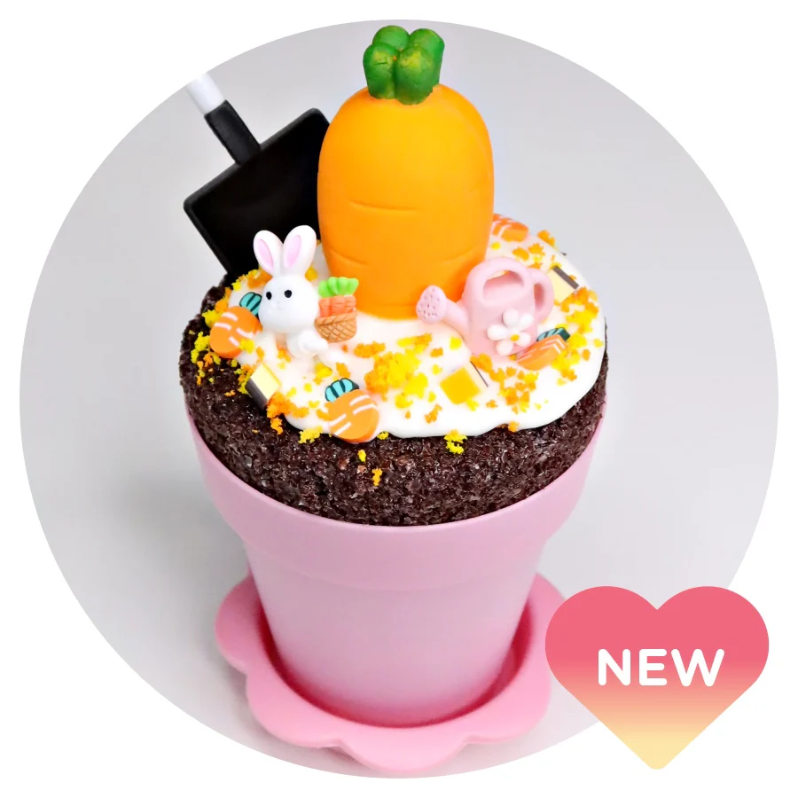 Carrot Garden Cupcake DIY Slime Kit