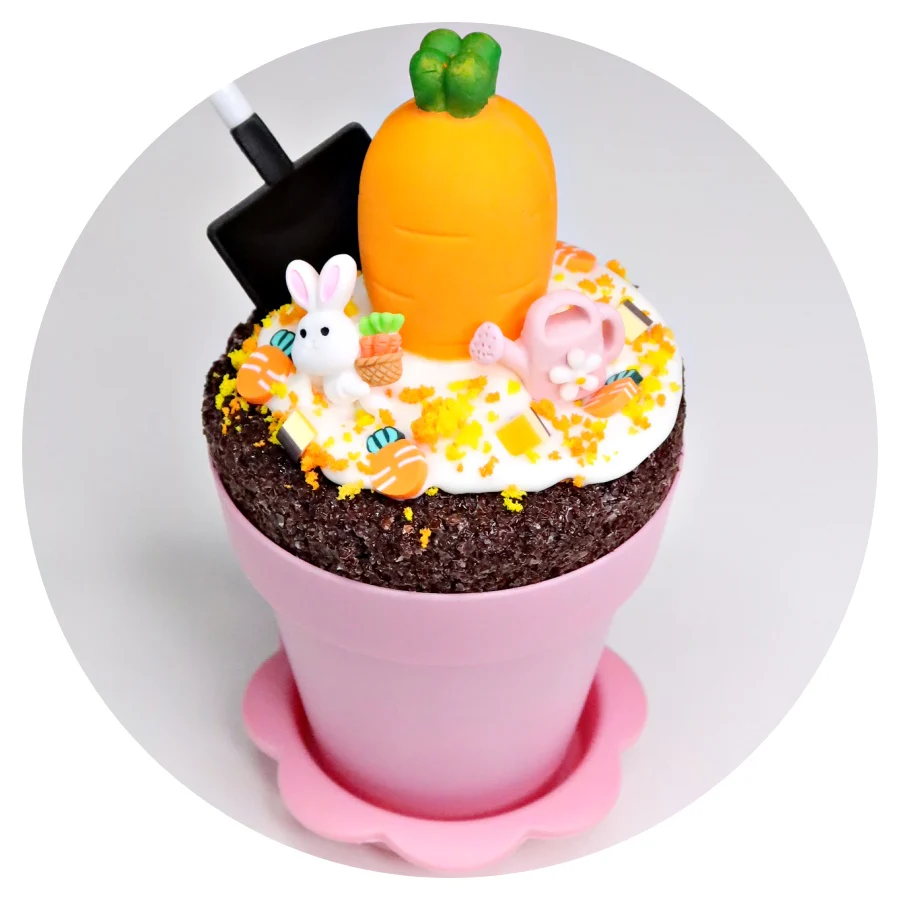 Carrot Garden Cupcake DIY Slime Kit - Image 2