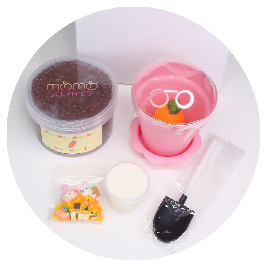Carrot Garden Cupcake DIY Slime Kit - Image 4