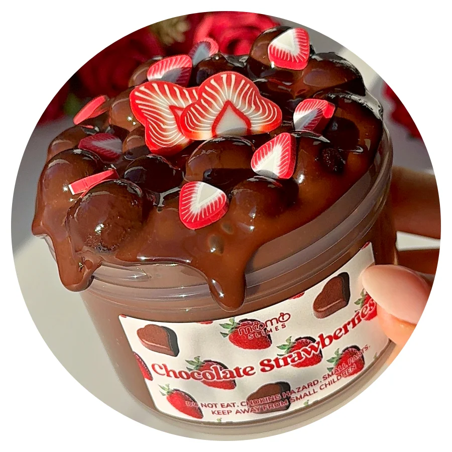 Chocolate Strawberries Slime - Image 2