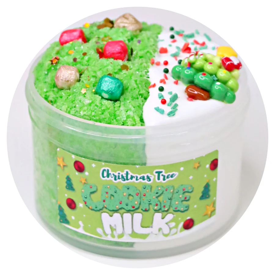 Christmas Tree Cookie Milk Slime - Image 2