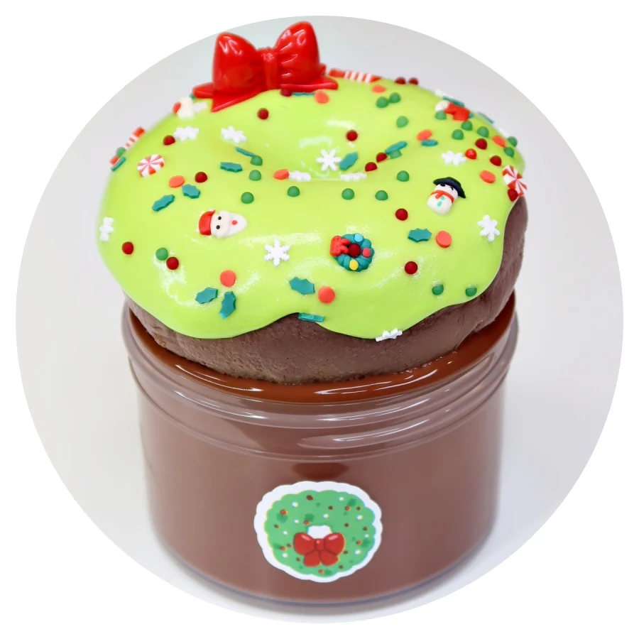 Christmas Wreath Donut
