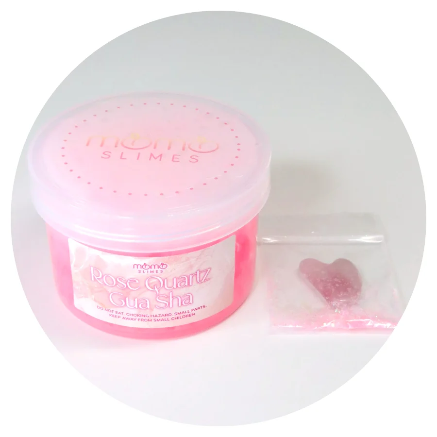 Rose Quartz Gua Sha Slime - Image 2
