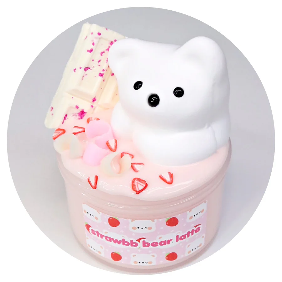 Strawbb Bear Latte DIY Slime Kit - Image 2