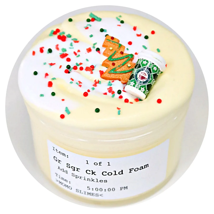 Sugar Cookie Cold Foam Slime (new & improved scent)