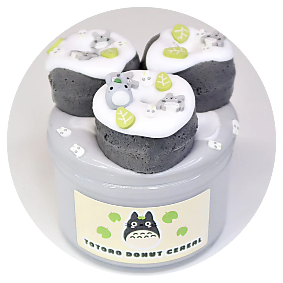 Totoro Donut Cereal DIY Slime Kit